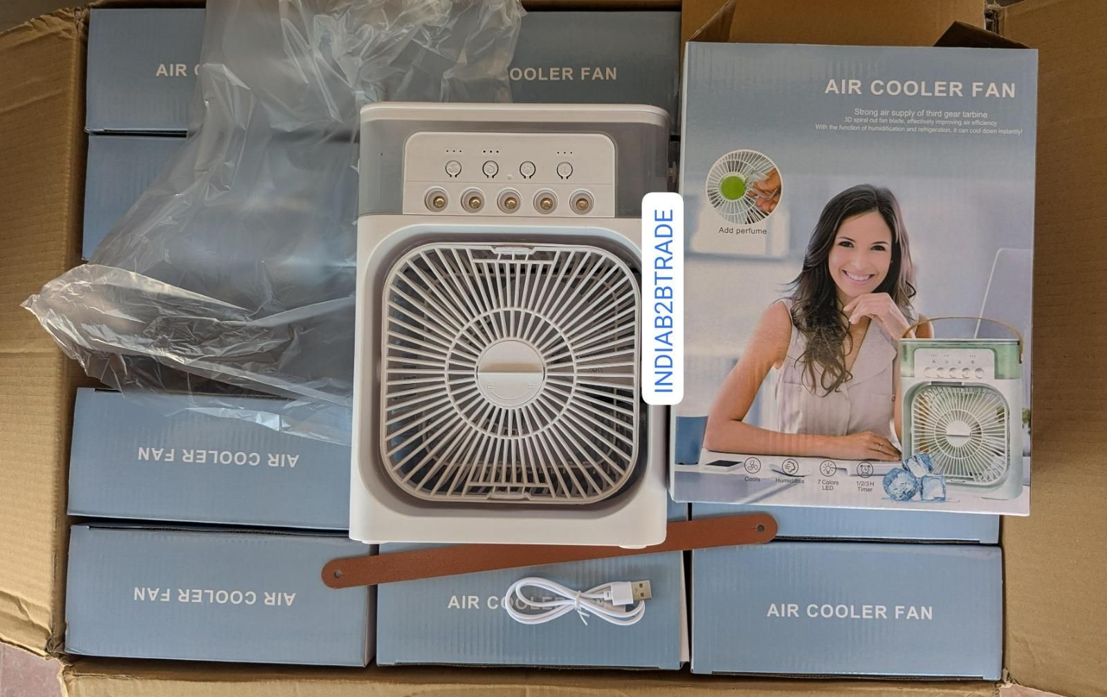 USB Mist Air Cooler Fan